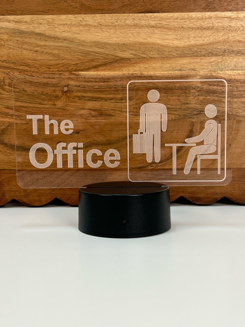 The Office TV Show Logo Display Sign LED Color Changing Acrylic Nightlight USB